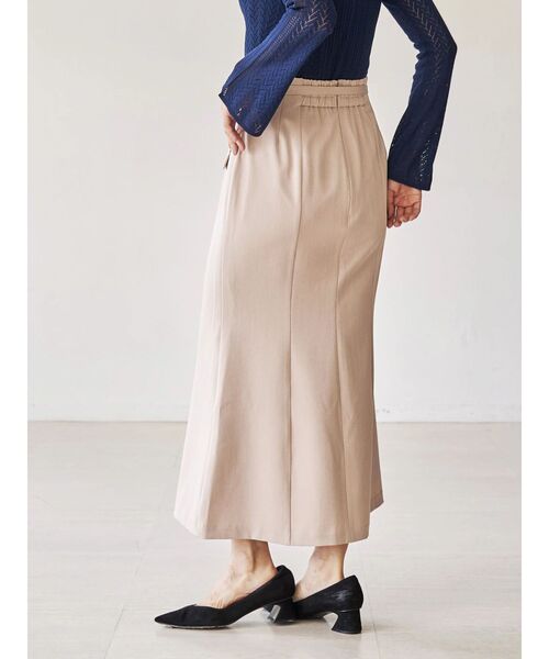 TONAL(トーナル)の「ベルト付フラップマーメイドスカート(スカート・レディース・ベビーピンク/グレー/オフホワイト・SMALL/MEDIUM)」の12枚目の写真