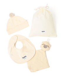 SHIPS Colors（シップス カラーズ）の「SHIPS Colors:〈洗濯機可能〉ベビー ギフト セットA（帽子・スタイ・タオル セット）（ベビーギフト・キッズ）」