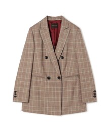 バーガンディ」に該当するテーラードジャケットファッション通販