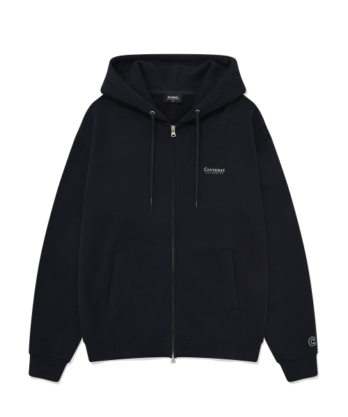 Small Authentic Hoodie Zip-Up Navy