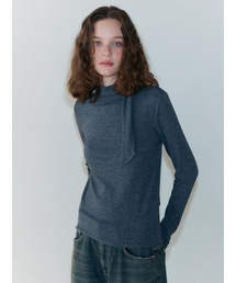 2-Way Tie T-Shirt, Charcoal