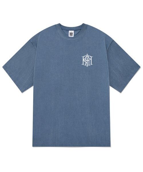 KAN6312(カン6312)の「KTPN0175 オールドカン ピグメント 半袖Tシャツ - ブルー(Tシャツ/カットソー・メンズ・その他・MEDIUM/LARGE/X-LARGE)」の1枚目の写真