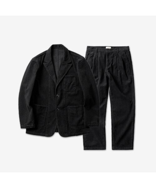 sortie(ソルティ)の「Tura Corduroy Washed Trousers (Black)(その他パンツ・メンズ・その他・LARGE/MEDIUM/SMALL/X-LARGE)」の3枚目の写真