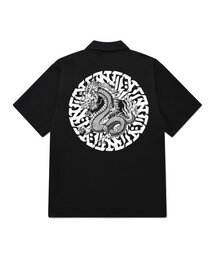 KYSB0203 ヨンムン 半袖シャツ ブラック
