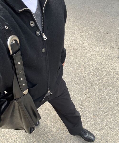 HAH ARCHIVE（ハーアーカイブ）の「[Ham Junsoo Collaboration] HH Belted Bag 2-Way (Black)（ショルダーバッグ・メンズ・その他・FREE）」の6枚目の写真
