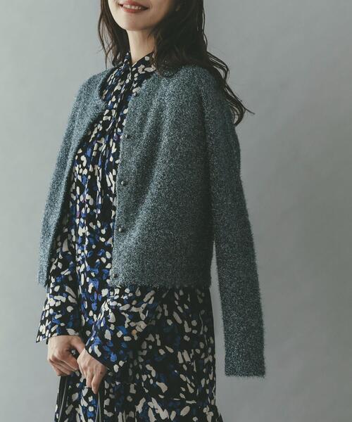 アーバンリサーチ ロッソ（URBAN RESEARCH ROSSO）/ラメシャギーカーディガン URBAN RESEARCH ROSSO WOMEN（アーバンリサーチ ロッソ）の「ラメ
