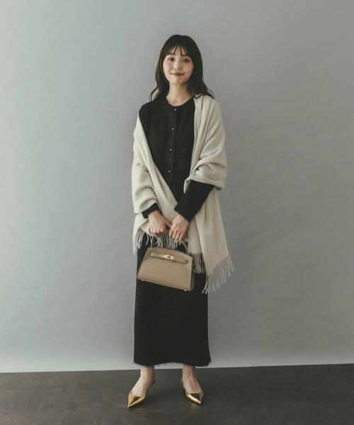 URBAN RESEARCH ROSSO WOMEN（アーバンリサーチ　ロッソ）の「ラメシャギーカーディガン（カーディガン/ボレロ・レディース・ブルー系その他/ブラック・FREE）」の15枚目の写真
