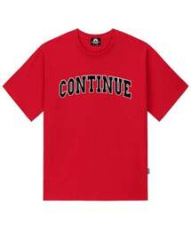 CONTINUE LOGO Tシャツ - レッド