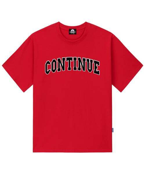 TRIPSHION(トリップション)の「CONTINUE LOGO Tシャツ - レッド(Tシャツ/カットソー・メンズ・その他・LARGE/MEDIUM/X-LARGE)」の1枚目の写真