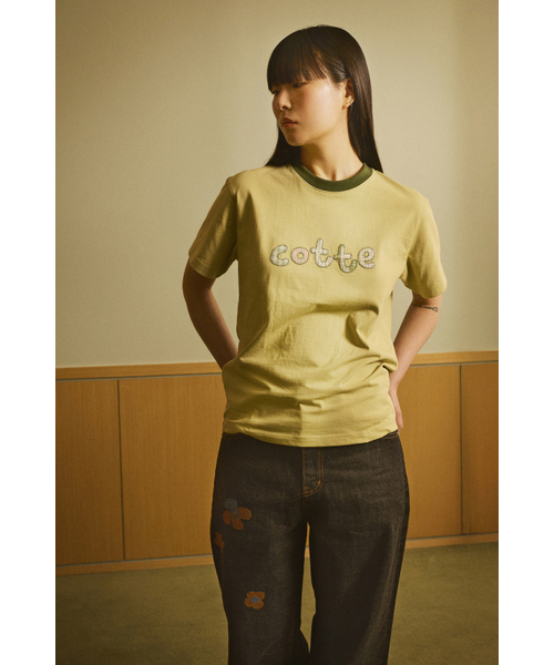 COTTE（コッテ）の「ピクニックガーデンデニムパンツ(ブラック)（デニムパンツ・レディース・その他・size3/size2/size1）」の3枚目の写真