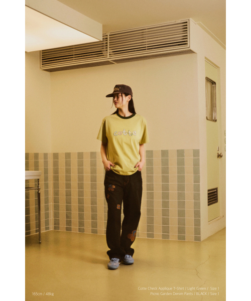 COTTE（コッテ）の「ピクニックガーデンデニムパンツ(ブラック)（デニムパンツ・レディース・その他・size3/size2/size1）」の13枚目の写真