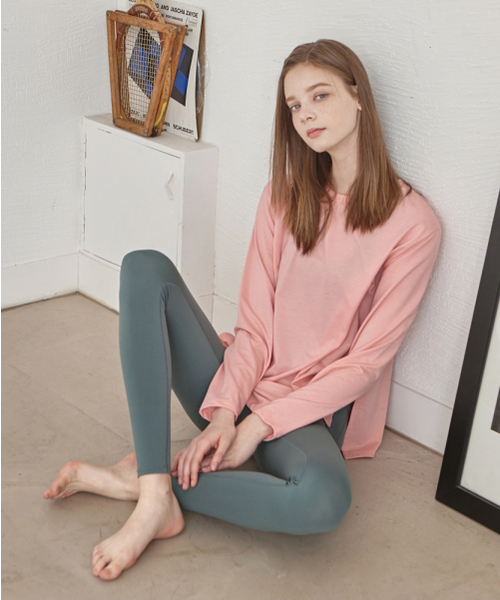 DEVIWEAR(デヴィウェア)の「コージー長袖Tシャツ DEVI-T0053-ピンク(Tシャツ/カットソー・レディース・その他・FREE)」の1枚目の写真