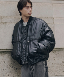 ANOLORCODE（アノローコード）の「Two-way Multi-pocket Jumper (Black)（MA-1）」