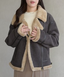 31 Sons de mode | ムートンファーライダースジャケット(ライダースジャケット)