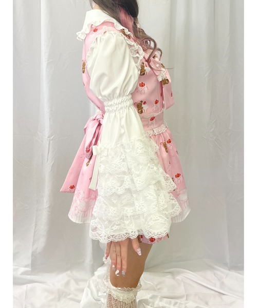 Ank Rouge（アンクルージュ）の「くまちゃんSETUP（セットアップ・レディース・ピンク/ブラック・M）」の14枚目の写真