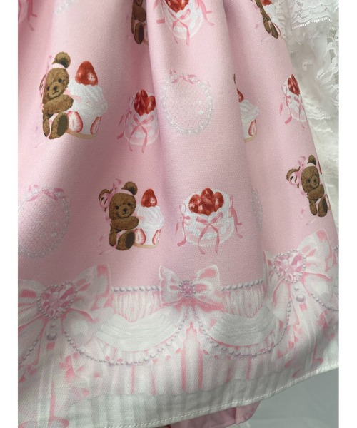 Ank Rouge（アンクルージュ）の「くまちゃんSETUP（セットアップ・レディース・ピンク/ブラック・M）」の15枚目の写真