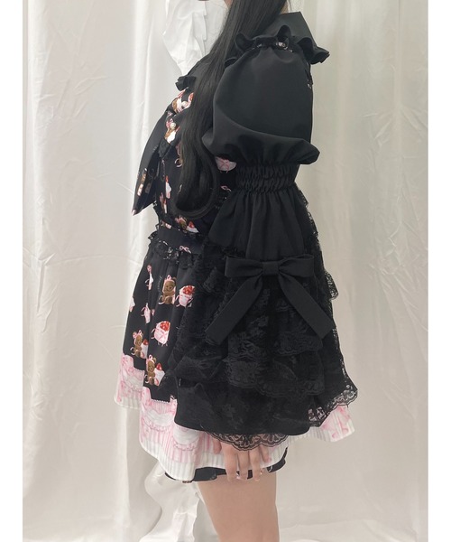 Ank Rouge（アンクルージュ）の「くまちゃんSETUP（セットアップ・レディース・ピンク/ブラック・M）」の18枚目の写真
