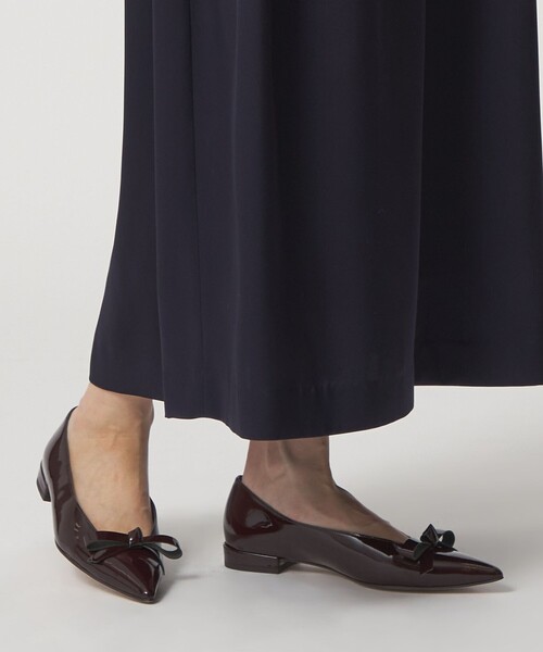 ODETTE E ODILE(オデットエオディール)の「【WEB限定】リボンタイ フラット20■↑(パンプス・レディース・シルバー/ブラック/ワインレッド・22cm/22.5cm/23cm/23.5cm/24cm/24.5cm/25cm)」の5枚目の写真