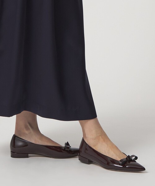 ODETTE E ODILE(オデットエオディール)の「【WEB限定】リボンタイ フラット20■↑(パンプス・レディース・シルバー/ブラック/ワインレッド・22cm/22.5cm/23cm/23.5cm/24cm/24.5cm/25cm)」の6枚目の写真