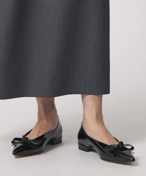 ODETTE E ODILE(オデットエオディール)の「【WEB限定】リボンタイ フラット20■↑(パンプス・レディース・シルバー/ブラック/ワインレッド・22cm/22.5cm/23cm/23.5cm/24cm/24.5cm/25cm)」の10枚目の写真