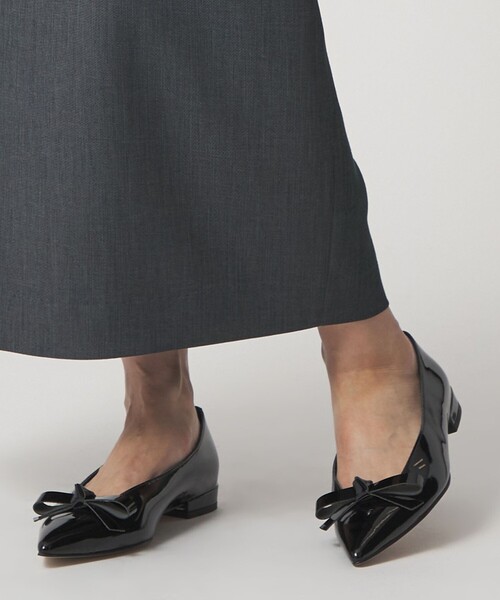 ODETTE E ODILE(オデットエオディール)の「【WEB限定】リボンタイ フラット20■↑(パンプス・レディース・シルバー/ブラック/ワインレッド・22cm/22.5cm/23cm/23.5cm/24cm/24.5cm/25cm)」の11枚目の写真