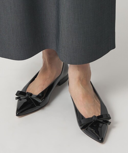 ODETTE E ODILE(オデットエオディール)の「【WEB限定】リボンタイ フラット20■↑(パンプス・レディース・シルバー/ブラック/ワインレッド・22cm/22.5cm/23cm/23.5cm/24cm/24.5cm/25cm)」の12枚目の写真