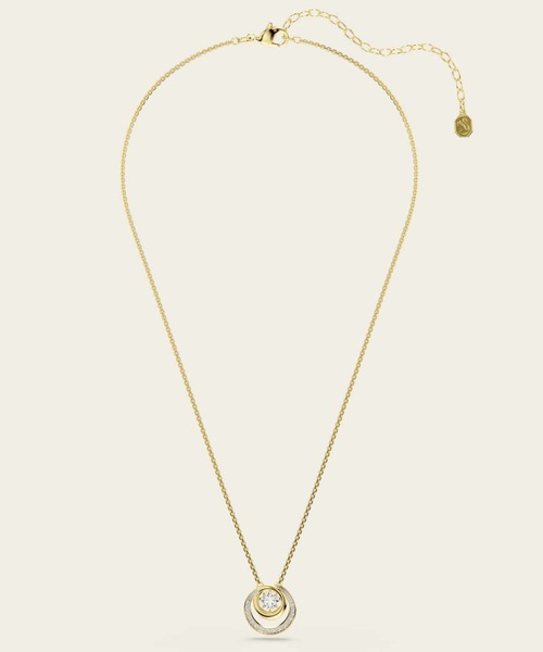 SWAROVSKI(スワロフスキー)の「【公式】【スワロフスキー】Hyperbola ペンダント, ラウンドカット, ホワイト, ゴールドトーン・プレーティング(ネックレス・レディース・ホワイト・ONE SIZE)」の3枚目の写真