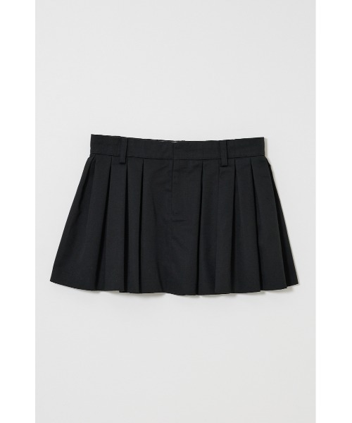 MOUSSY(マウジー)の「BOX TUCK ミニスカート(スカート・レディース・ベージュ/ブラック・2/1)」の20枚目の写真