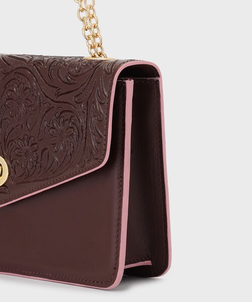 CARVING TRIBES（カービングトライブス）の「【Valentine】LetterMiniBag（ショルダーバッグ・レディース・ブラウン・FREE）」の3枚目の写真