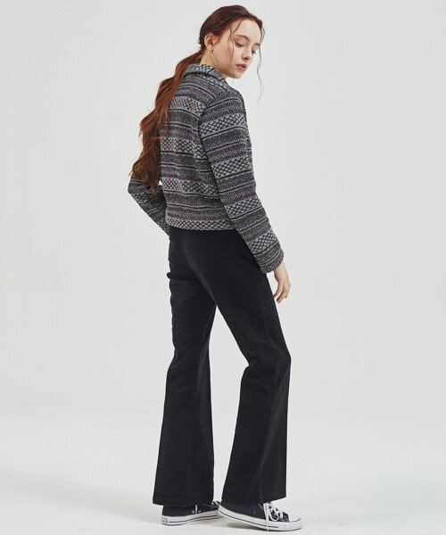 manavis7(マナビスセブン)の「Corduroy bootcut slacks black(その他パンツ・レディース・ブラック・SMALL/MEDIUM)」の3枚目の写真