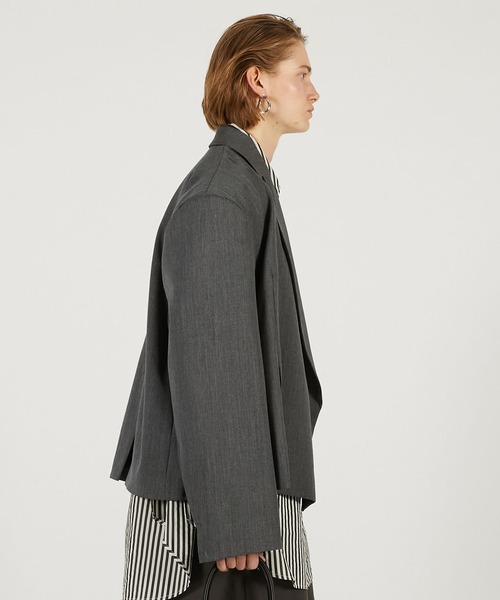 PRANK PROJECT（プランクプロジェクト）の「【2026Spring Pre-Order】ボクシージャケット / Boxy Jacket（その他アウター・レディース・チャコールグレー/ブラック/ブラウン・FREE）」の15枚目の写真