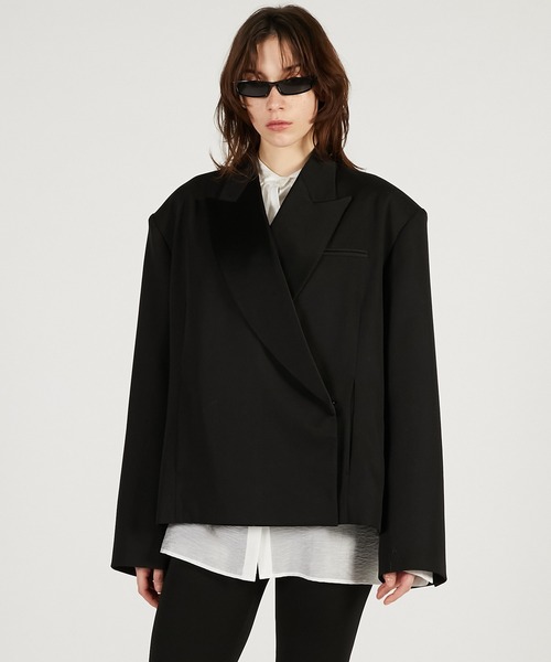 PRANK PROJECT（プランクプロジェクト）の「【2026Spring Pre-Order】ボクシージャケット / Boxy Jacket（その他アウター・レディース・チャコールグレー/ブラック/ブラウン・FREE）」の8枚目の写真