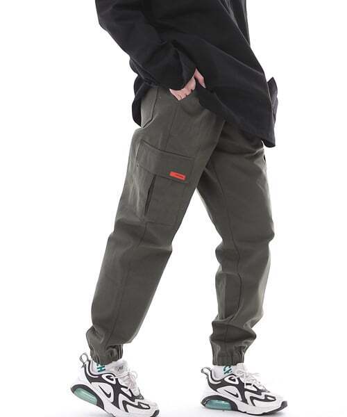 SAINTCREW(セントクルー)の「レトロラインカーゴジョガーパンツ RL-311CJ カーキ(スウェットパンツ・メンズ・その他・SMALL/MEDIUM/LARGE/X-LARGE)」の1枚目の写真