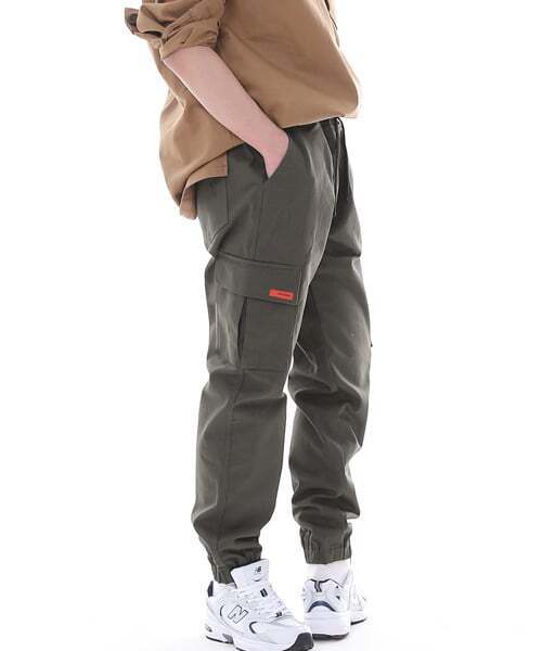 SAINTCREW(セントクルー)の「レトロラインカーゴジョガーパンツ RL-311CJ カーキ(スウェットパンツ・メンズ・その他・SMALL/MEDIUM/LARGE/X-LARGE)」の2枚目の写真
