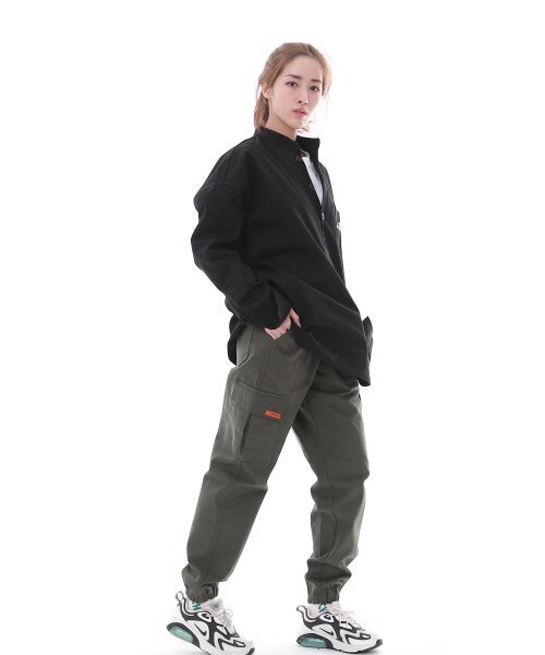 SAINTCREW(セントクルー)の「レトロラインカーゴジョガーパンツ RL-311CJ カーキ(スウェットパンツ・メンズ・その他・SMALL/MEDIUM/LARGE/X-LARGE)」の4枚目の写真