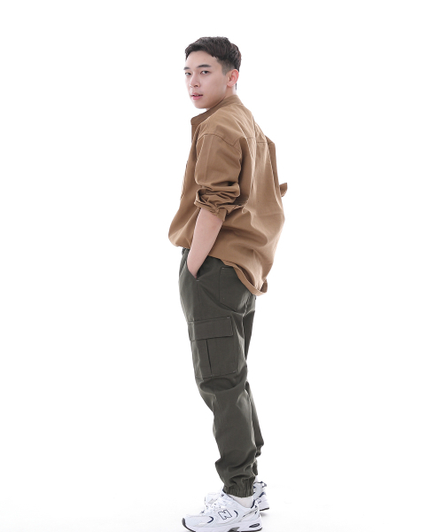 SAINTCREW(セントクルー)の「レトロラインカーゴジョガーパンツ RL-311CJ カーキ(スウェットパンツ・メンズ・その他・SMALL/MEDIUM/LARGE/X-LARGE)」の7枚目の写真