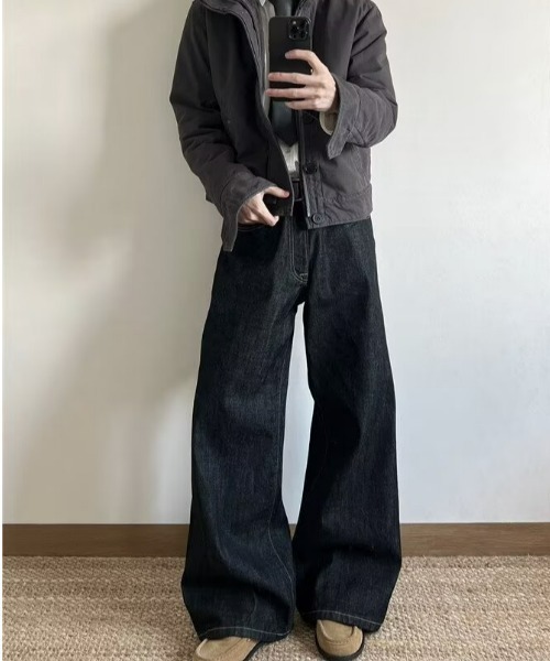 REBALANCE（リバランス）の「カーブドワイドレッグデニム（その他パンツ・メンズ・A・MEDIUM/LARGE/X-LARGE）」の5枚目の写真