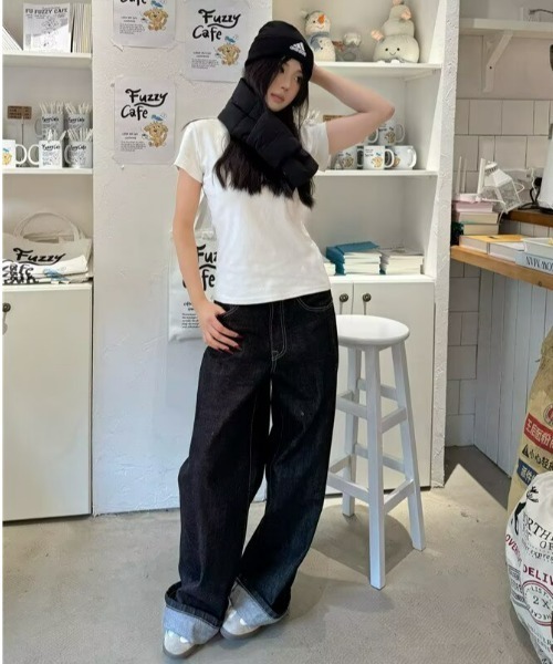 REBALANCE（リバランス）の「カーブドワイドレッグデニム（その他パンツ・メンズ・A・MEDIUM/LARGE/X-LARGE）」の7枚目の写真