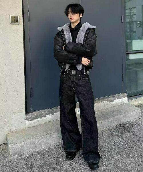 REBALANCE（リバランス）の「カーブドワイドレッグデニム（その他パンツ・メンズ・A・MEDIUM/LARGE/X-LARGE）」の8枚目の写真