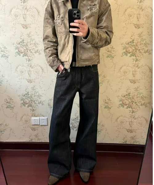 REBALANCE（リバランス）の「カーブドワイドレッグデニム（その他パンツ・メンズ・A・MEDIUM/LARGE/X-LARGE）」の9枚目の写真