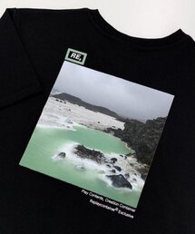 replaycontainer（リプレイコンテナ）の「RE square black campaign half tee (Emerald coast)（Tシャツ/カットソー）」