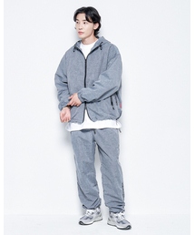 PSSHOPPER（ピーエスショッパ）の「[SET] Pigment Washed Nylon Windbreaker Set [Stone Gray]（ナイロンジャケット）」