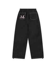 マキシバックポケットビッグロゴデニム 男女共用 (2カラー)