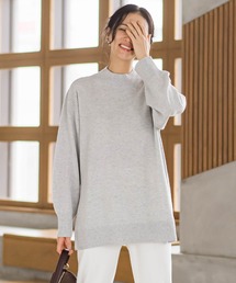 ファインメリノウールチュニックニット≪洗える≫