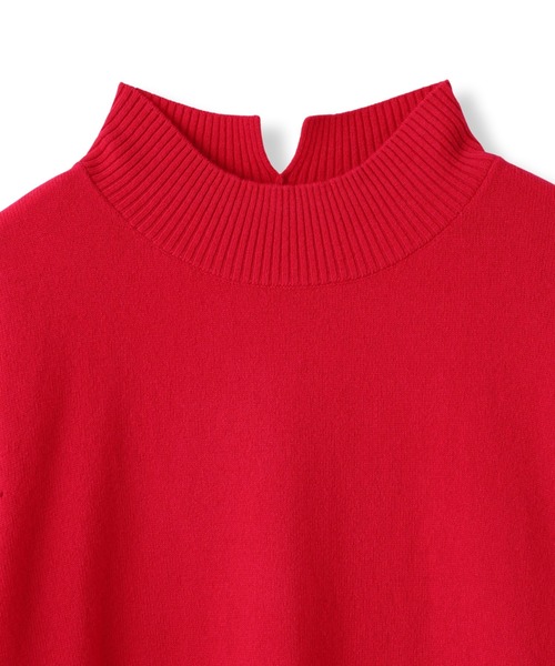 LAUTREAMONT（ロートレアモン）の「ファインメリノウールチュニックニット≪洗える≫（ニット/セーター・レディース・ライトグレー/グリーン/ピンク/キャメル・9号）」の7枚目の写真