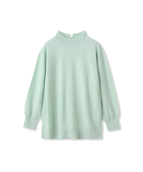 LAUTREAMONT（ロートレアモン）の「ファインメリノウールチュニックニット≪洗える≫（ニット/セーター・レディース・ライトグレー/グリーン/ピンク/キャメル・9号）」の18枚目の写真