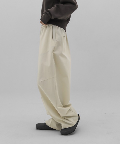 lit（リット）の「Cocoon Volume Pants（その他パンツ・レディース・ブラウン/ブラック/アイボリー・38/36）」の19枚目の写真