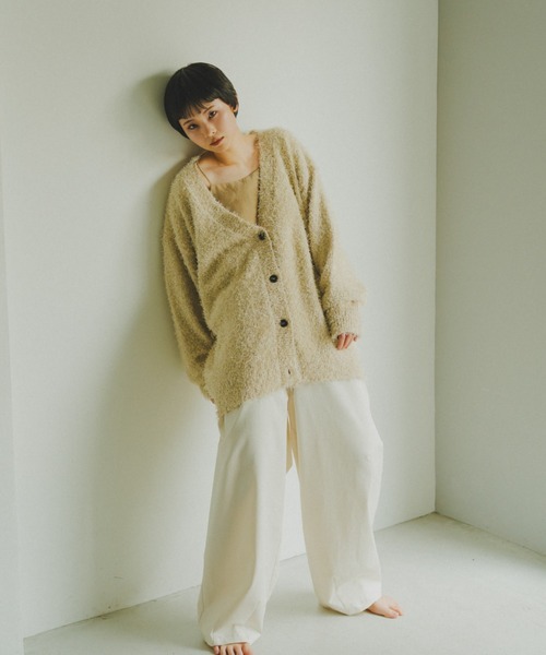 lit（リット）の「Cocoon Volume Pants（その他パンツ・レディース・ブラウン/ブラック/アイボリー・38/36）」の9枚目の写真