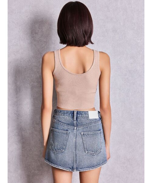 GYDA（ジェイダ）の「Vintageデニムスカートライクショートパンツ（デニムパンツ・レディース・ブルー/ブラック/その他1・MEDIUM/SMALL/X-SMALL）」の6枚目の写真