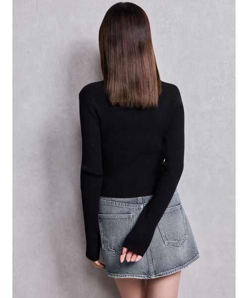 GYDA（ジェイダ）の「Vintageデニムスカートライクショートパンツ（デニムスカート・レディース・ブルー/ブラック・MEDIUM/SMALL/X-SMALL）」の10枚目の写真